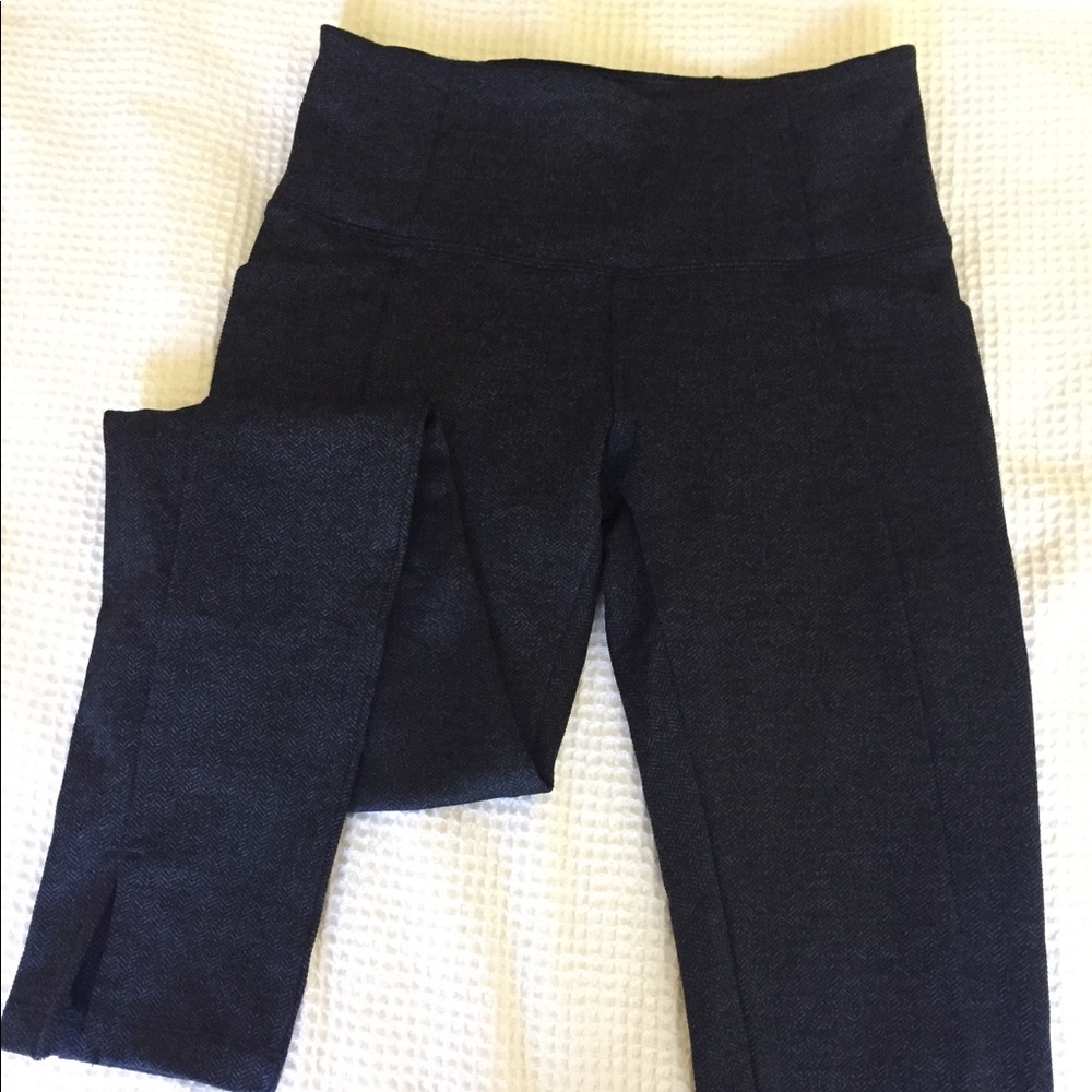 Athleta cropped herringbone leggings